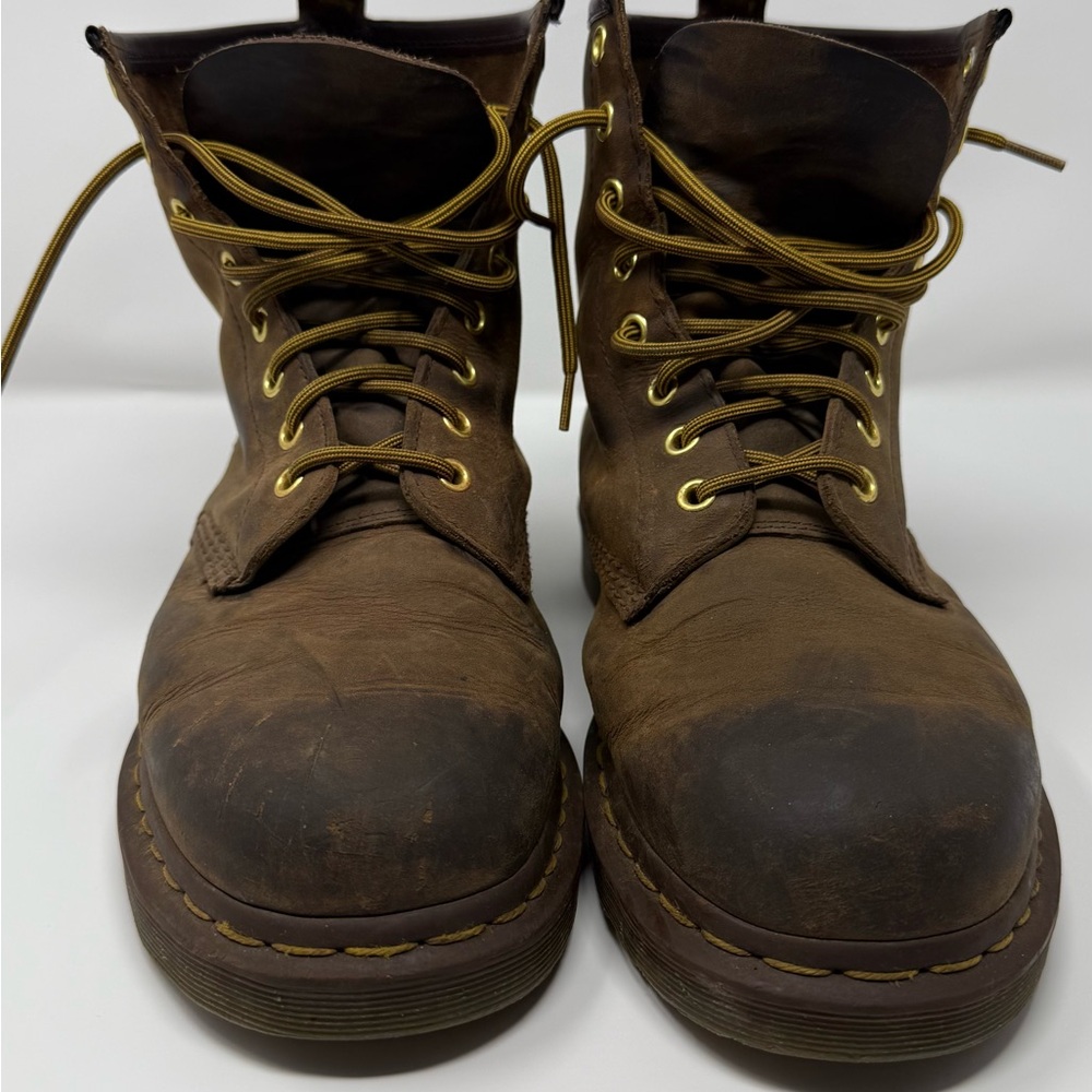 Dr. Martens Brown Leather Men's Boots